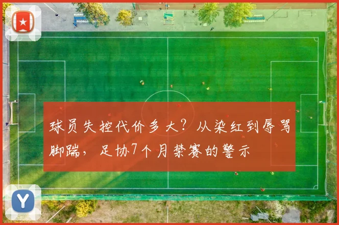球员失控代价多大?从染红到辱骂脚踹,足协7个月禁赛的警示